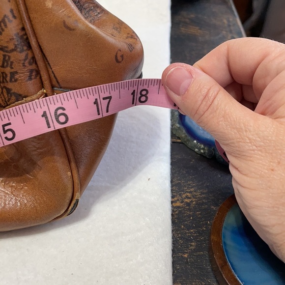 Vintage Patricia Nash brown leather shoulder bag - Picture 11 of 17